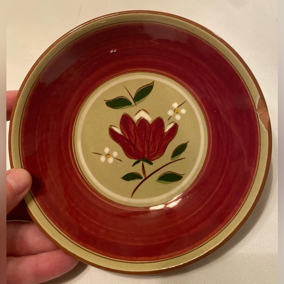 Stangl Pottery 'Magnolia' Fruit Dessert Sauce Bowl Set Mid Century Modern *Read - Picture 9 of 9